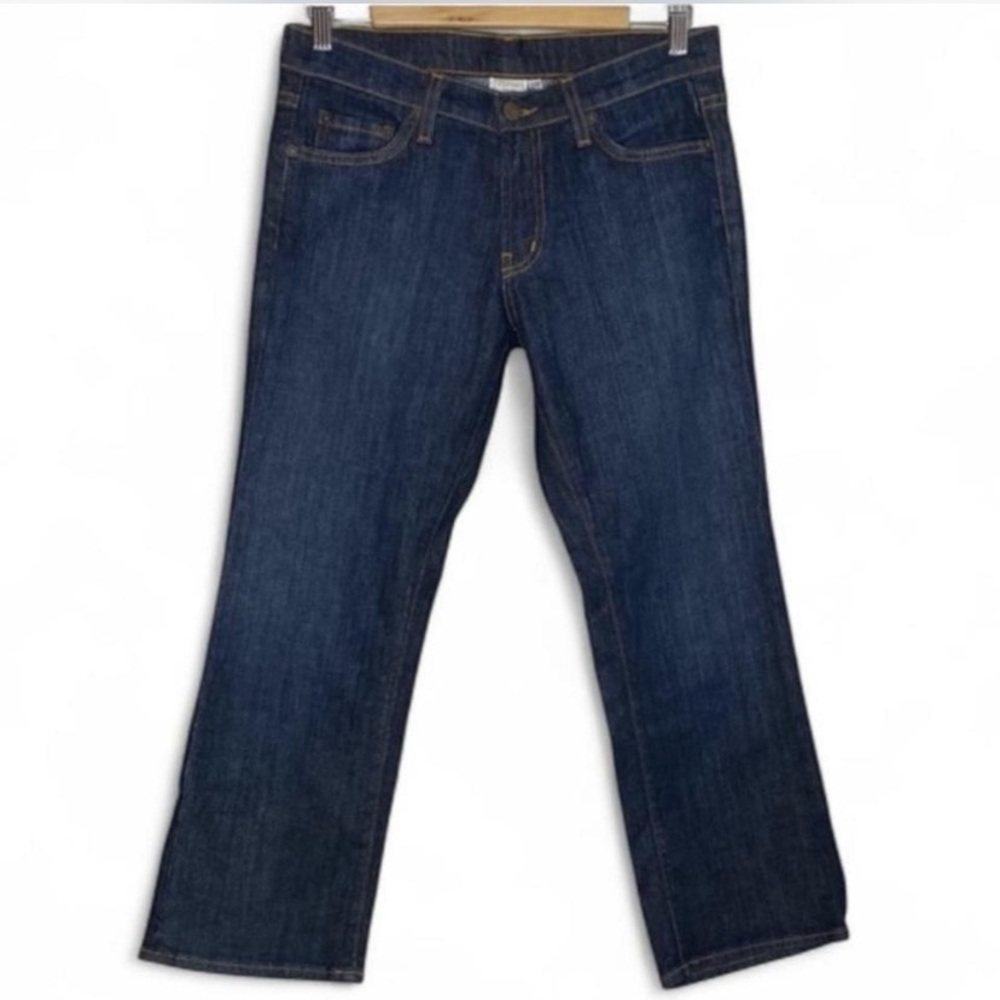 Vintage Garnet Hill Cropped Bootcut Denim Jeans Made in the USA